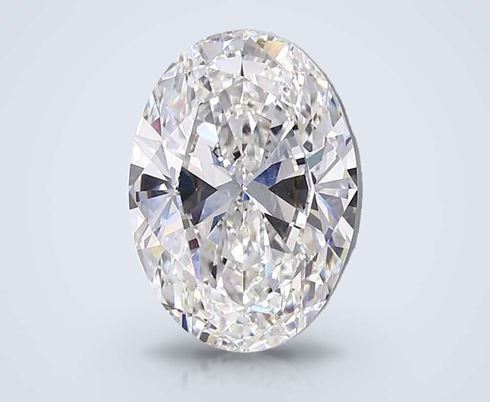 15.03ct G VVS2 Rare Carat Ideal Cut Oval Lab Grown Diamond