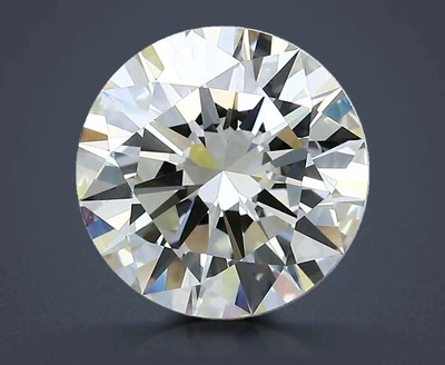 2.41ct K VVS1 Rare Carat Ideal Cut Round Diamond