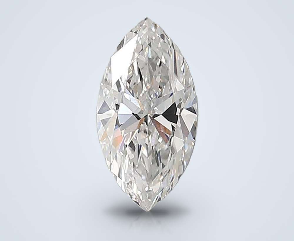 2.07ct F VS1 Rare Carat Ideal Cut Marquise Lab Grown Diamond
