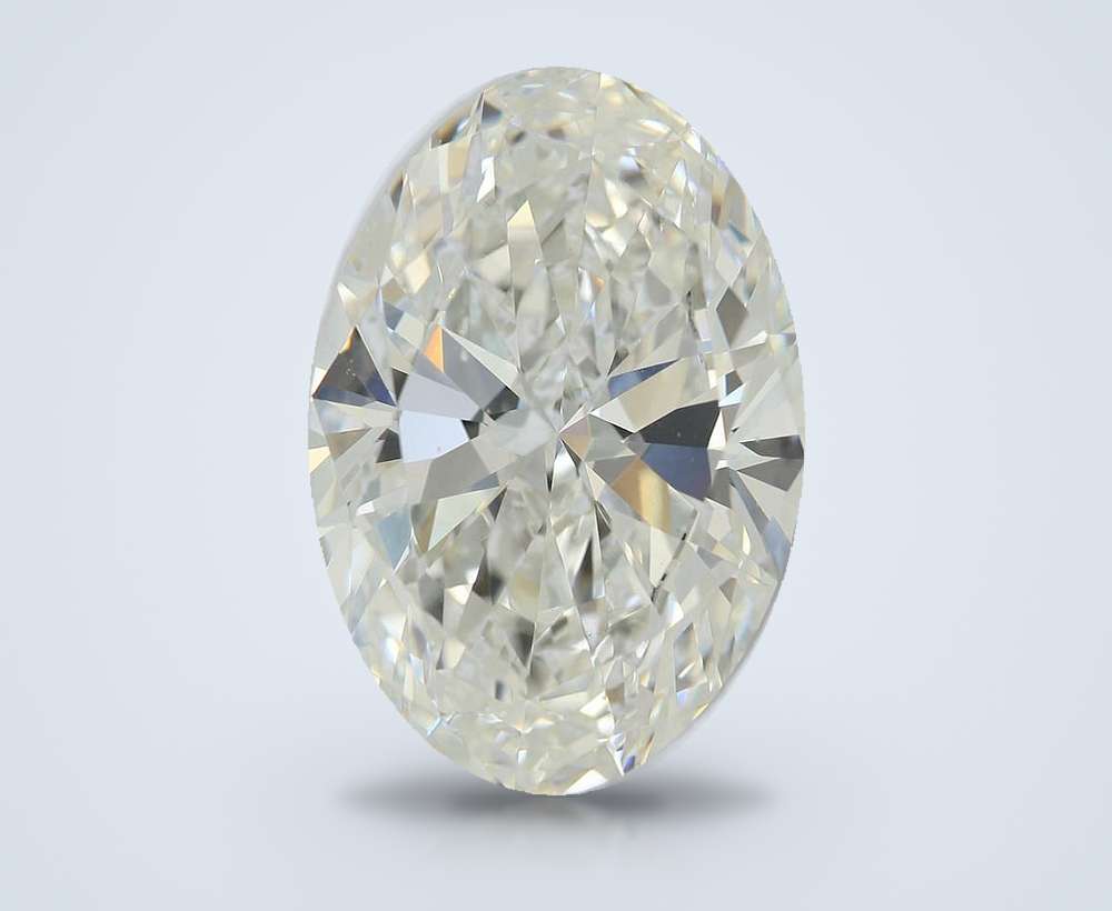 13.27ct F VVS2 Very Good Cut Oval Lab Grown Diamond