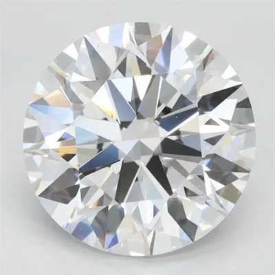 2.77ct D VVS1 Rare Carat Ideal Cut Round Lab Grown Diamond
