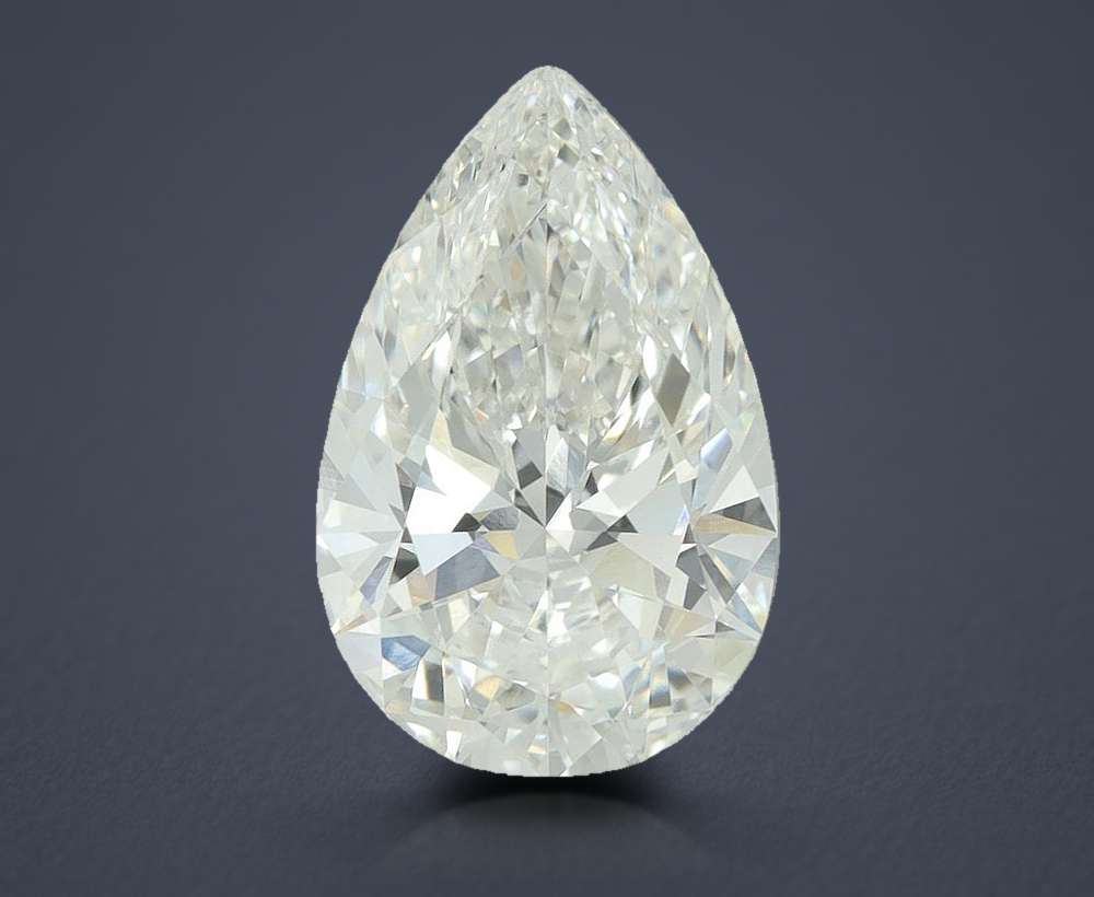 4.53ct G VVS2 Rare Carat Ideal Cut Pear Lab Grown Diamond