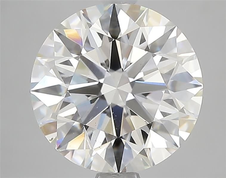 3.09ct I SI1 Rare Carat Ideal Cut Round Diamond