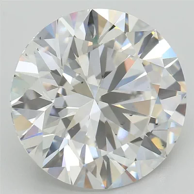 4.32ct F VS2 Rare Carat Ideal Cut Round Lab Grown Diamond