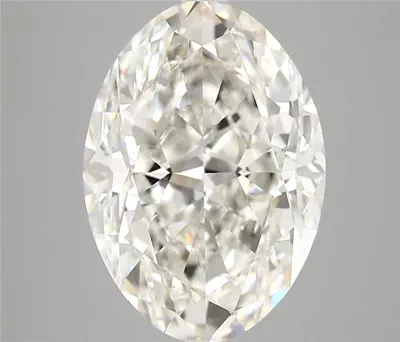 6.01ct H VS1 Rare Carat Ideal Cut Oval Diamond