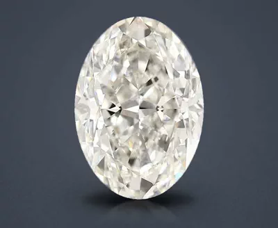 6.01ct H VS1 Rare Carat Ideal Cut Oval Diamond