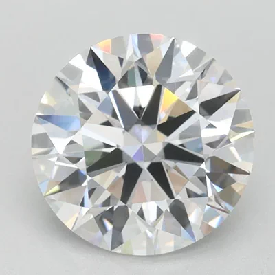 1.89ct D FL Rare Carat Ideal Cut Round Lab Grown Diamond