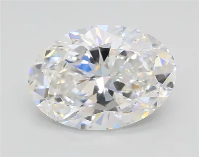 2.02ct D VS1 Rare Carat Ideal Cut Oval Lab Grown Diamond