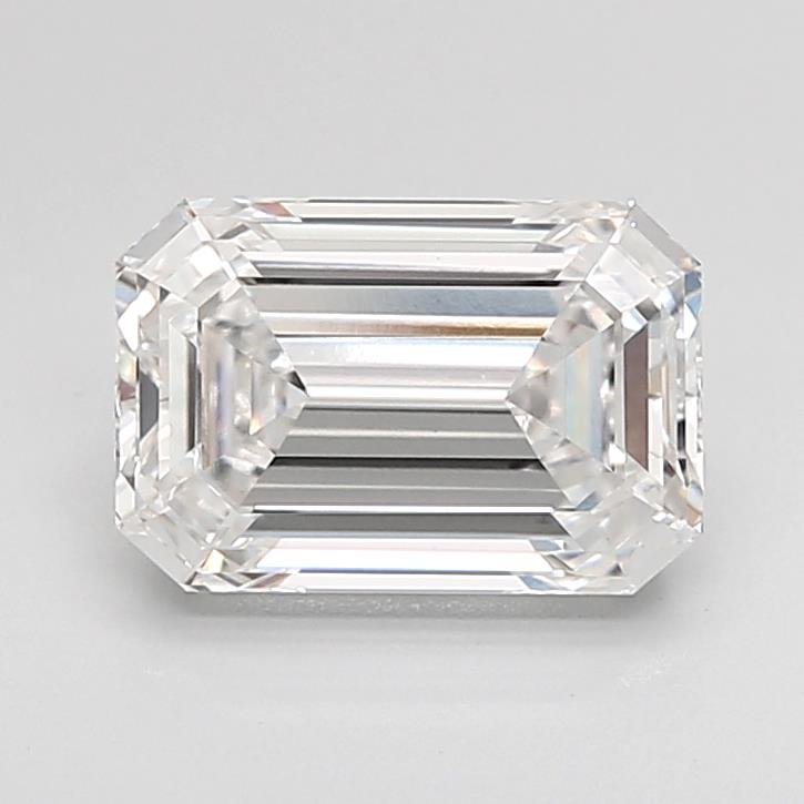 2.03ct E VVS2 Rare Carat Ideal Cut Emerald Lab Grown Diamond