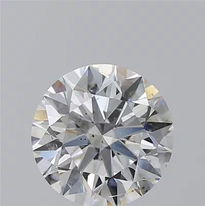 3.02ct E SI2 Rare Carat Ideal Cut Round Diamond