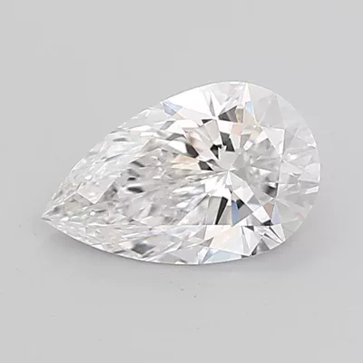 1.58ct E VS1 Rare Carat Ideal Cut Pear Lab Grown Diamond