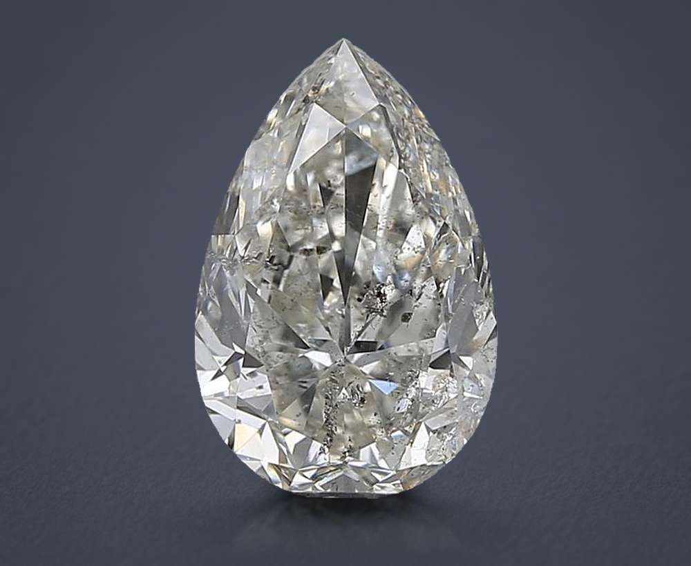 2.00ct H SI2 Rare Carat Ideal Cut Pear Diamond