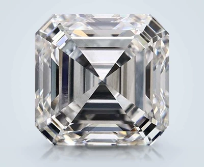 2.07ct F VVS2 Rare Carat Ideal Cut Asscher Lab Grown Diamond