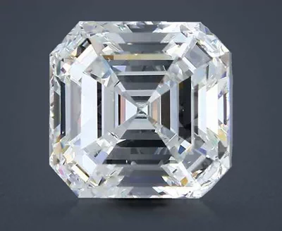 5.20ct G VS2 Rare Carat Ideal Cut Asscher Diamond