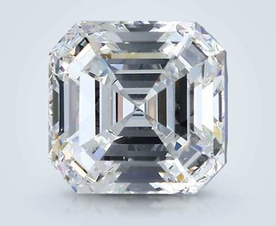 5.20ct G VS2 Rare Carat Ideal Cut Asscher Diamond