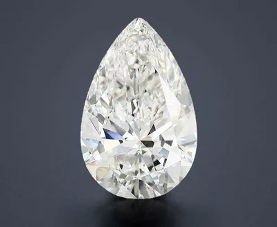 12.38ct E VS1 Rare Carat Ideal Cut Pear Lab Grown Diamond