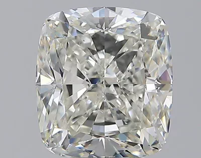 5.01ct J SI1 Very Good Cut Cushion Diamond