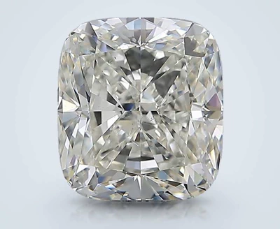 5.01ct J SI1 Very Good Cut Cushion Diamond