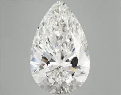 11.29ct F VVS2 Rare Carat Ideal Cut Pear Lab Grown Diamond