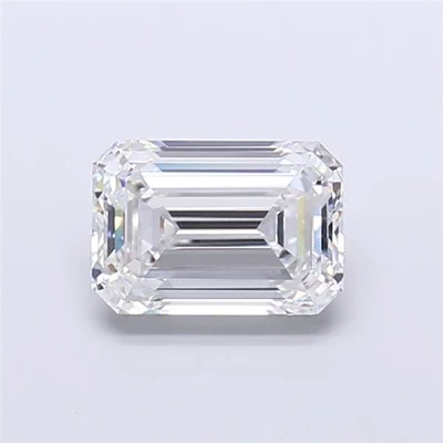 3.02ct E VS2 Rare Carat Ideal Cut Emerald Lab Grown Diamond
