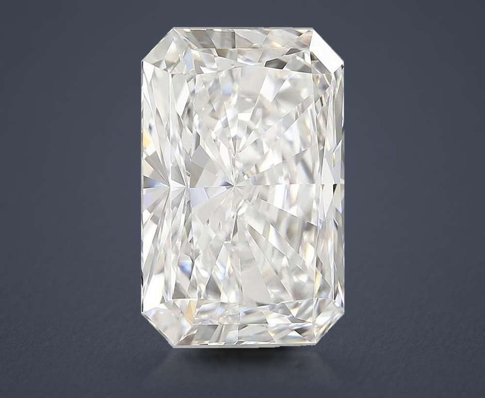 9.51ct E VVS2 Rare Carat Ideal Cut Radiant Lab Grown Diamond