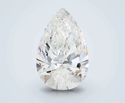 8.55ct F VVS2 Rare Carat Ideal Cut Pear Lab Grown Diamond