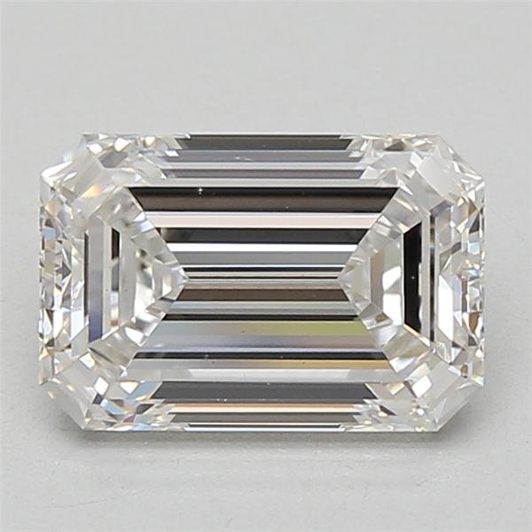 2.72ct E VS1 Rare Carat Ideal Cut Emerald Lab Grown Diamond