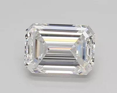 1.02ct D VVS1 Very Good Cut Emerald Lab Grown Diamond