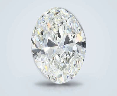 4.01ct J VS1 Rare Carat Ideal Cut Oval Diamond