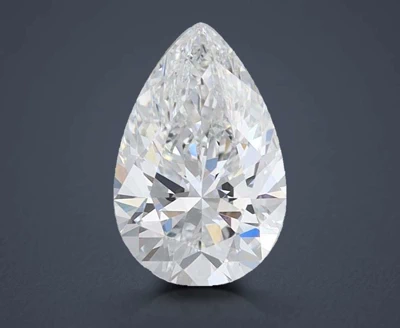 1.01ct E IF Rare Carat Ideal Cut Pear Lab Grown Diamond