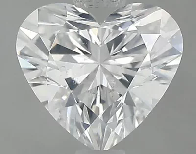 0.65ct F SI2 Rare Carat Ideal Cut Heart Diamond