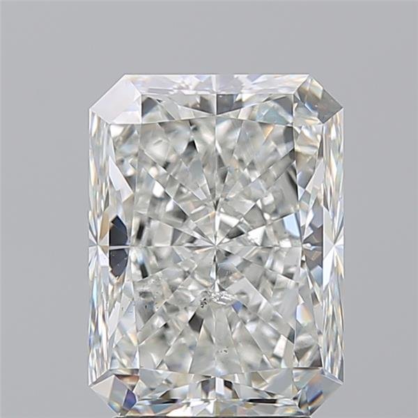 4.02ct H SI2 Very Good Cut Radiant Diamond