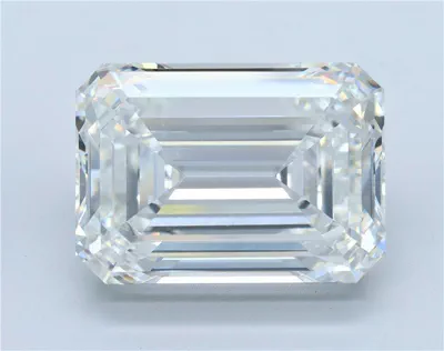17.60ct F VVS2 Rare Carat Ideal Cut Emerald Lab Grown Diamond