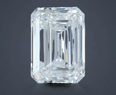 17.60ct F VVS2 Rare Carat Ideal Cut Emerald Lab Grown Diamond