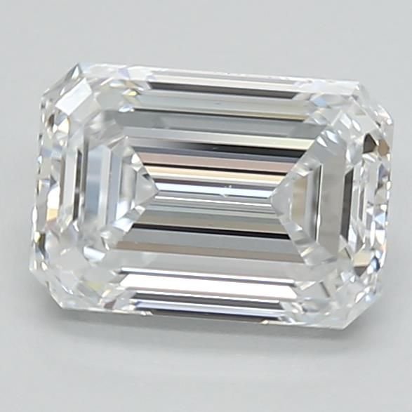 1.46ct D VS1 Rare Carat Ideal Cut Emerald Lab Grown Diamond