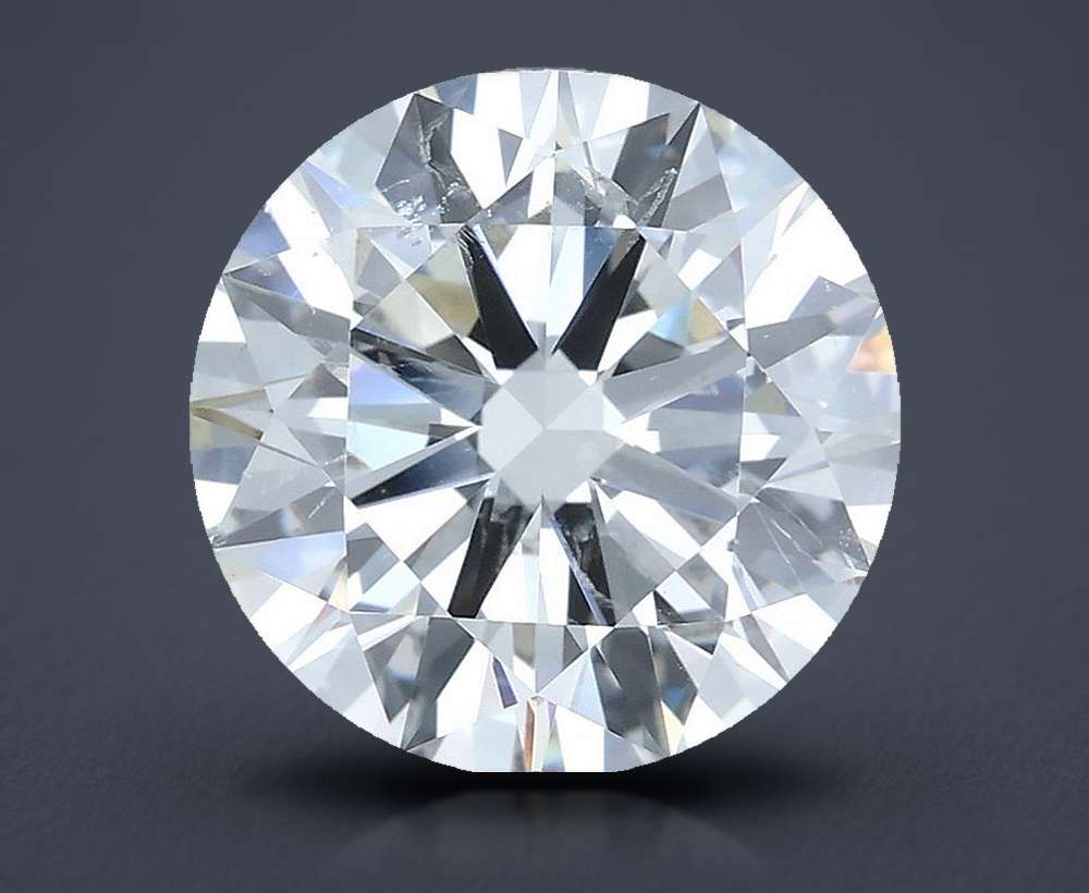 2.50ct I SI1 Rare Carat Ideal Cut Round Diamond