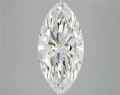 5.10ct F VS2 Rare Carat Ideal Cut Marquise Lab Grown Diamond