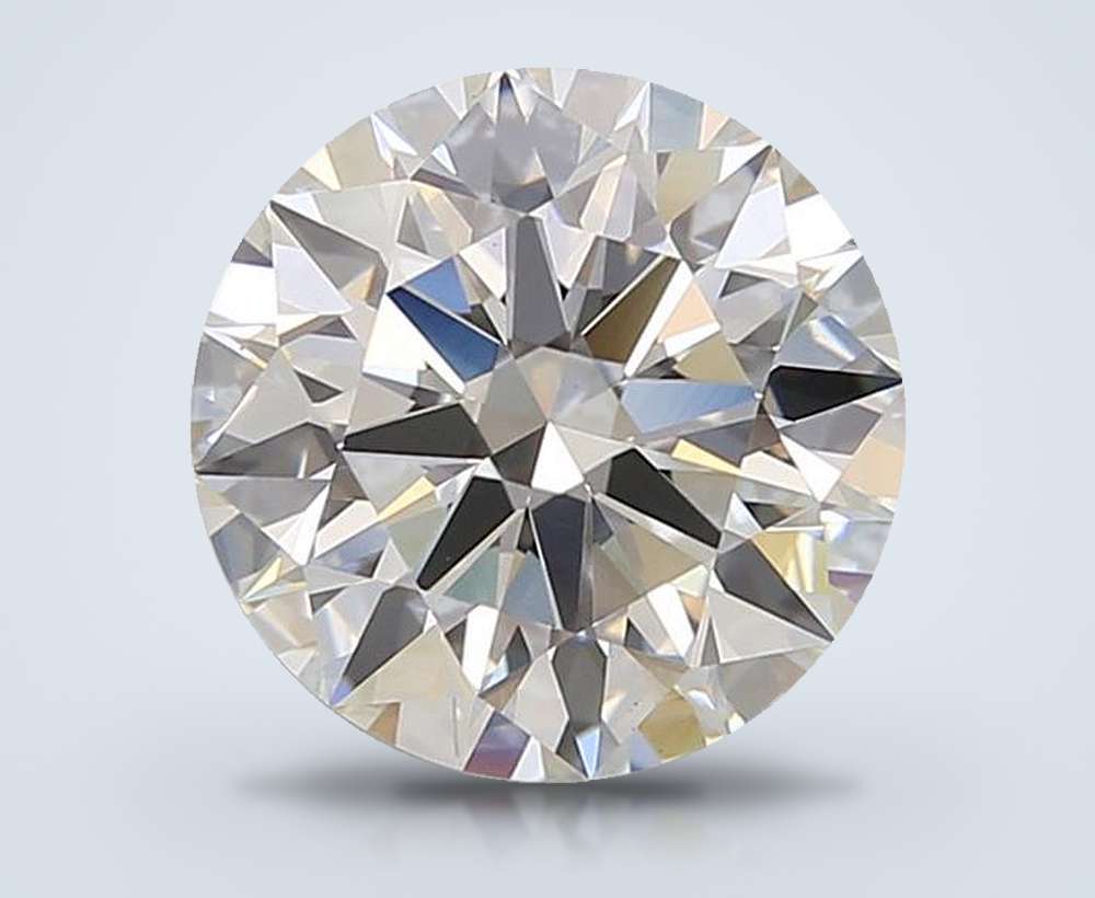 3.10ct F VS1 Rare Carat Ideal Cut Round Lab Grown Diamond
