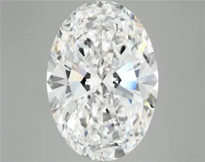 10.09ct F VVS2 Rare Carat Ideal Cut Oval Lab Grown Diamond