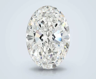 10.09ct F VVS2 Rare Carat Ideal Cut Oval Lab Grown Diamond