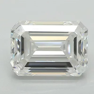 1.02ct E SI1 Excellent Cut Emerald Lab Grown Diamond
