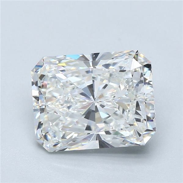 3.54ct H VVS2 Rare Carat Ideal Cut Radiant Diamond