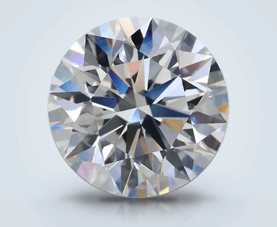 3.09ct E VVS2 Rare Carat Ideal Cut Round Lab Grown Diamond