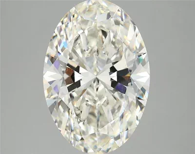 3.52ct H VS2 Rare Carat Ideal Cut Oval Lab Grown Diamond