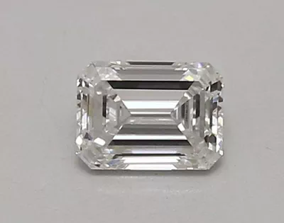 0.65ct D VS1 Rare Carat Ideal Cut Emerald Lab Grown Diamond