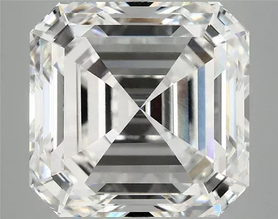 8.37ct F VVS2 Excellent Cut Asscher Lab Grown Diamond