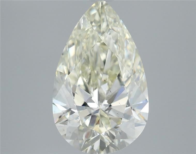 2.51ct K SI1 Rare Carat Ideal Cut Pear Diamond