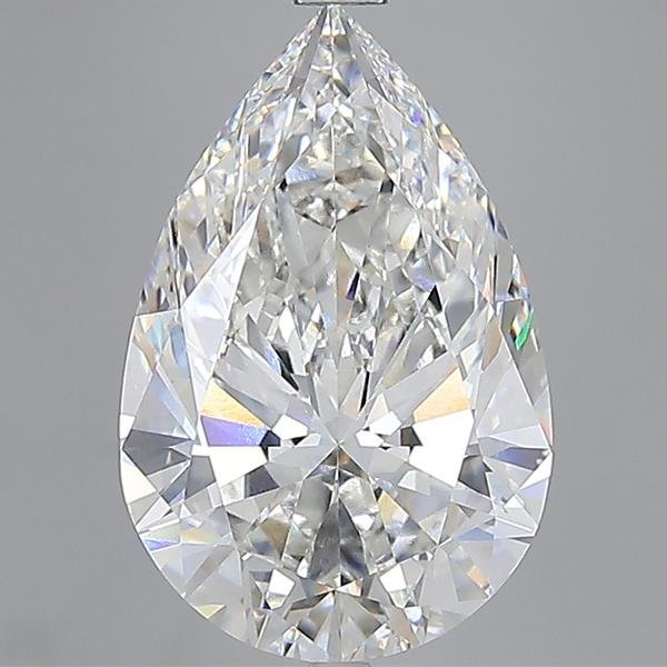 15.00ct F VVS2 Rare Carat Ideal Cut Pear Lab Grown Diamond