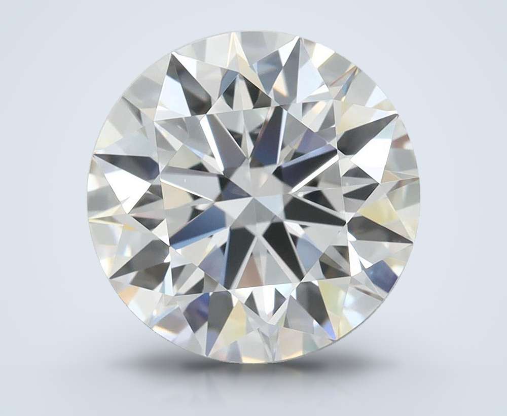 3.47ct D FL Rare Carat Ideal Cut Round Lab Grown Diamond