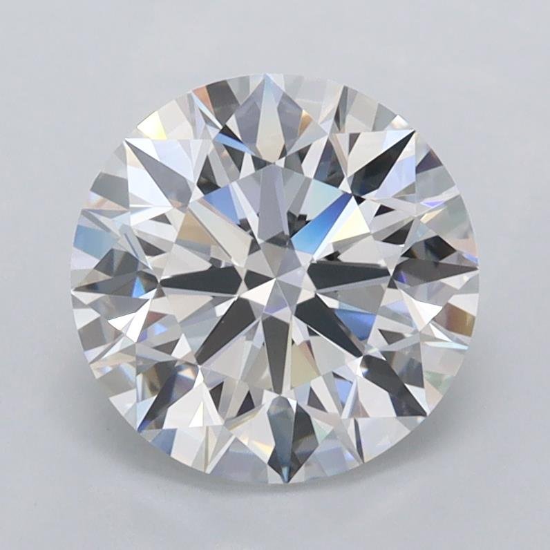 1.98ct D FL Rare Carat Ideal Cut Round Lab Grown Diamond